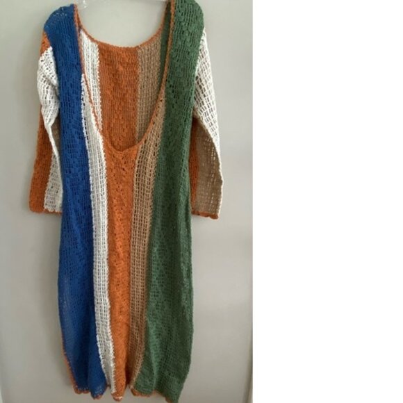 Mahila Crochet Cardigan Sweater size L new with tag nwt - Picture 8 of 8